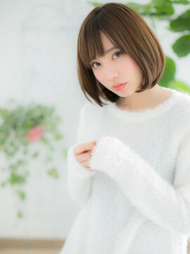 ネル 仙台(Nelu) 仙台/髪質改善/ニュアンスカラー×ふんわりカールボブa