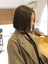 ニコヘアデザイン(NICO hair design)&nbsp;スタイリッシュ切りっぱなしボブ