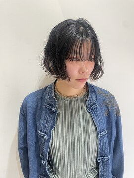 ウクラ バイ レシッド 池袋(uchla by rcid) ニュアンスゆるふわパーマ☆ミニボブ×パーマ