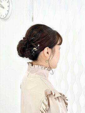 ピケトワール(piquetoile) シニヨン　ヘアセット