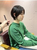 *滝田*フェザーショートボブ似合わせ小顔マロンベージュ吉祥寺