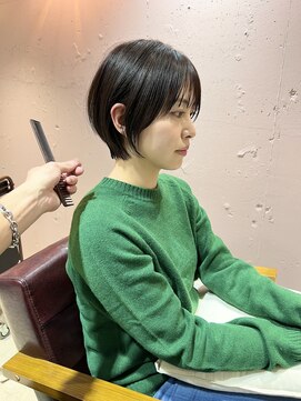 ラミエ バイ メルト 吉祥寺(lamie by melt) *滝田*フェザーショートボブ似合わせ小顔マロンベージュ吉祥寺