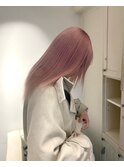 12326髪質改善ストレートラベンダーミルクティーホワイトピンク