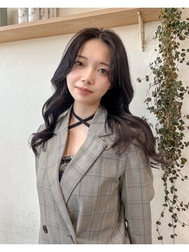 ゼスト 中野店(ZEST) 【ZEST中野/chihiro】透け感暗髪/ラベンダーグレージュ