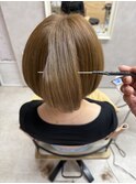 似合わせカット+髪質改善カラー+補強TR