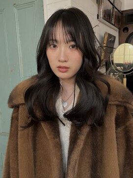 アンプラグド(unplugged) 暗髪ブリーチなし地毛風透明感カラー