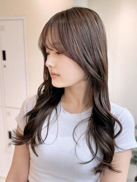 ジーナ 熊本(Zina) 髪質改善＊艶ダークアッシュブラウン＊美髪【Zina熊本】