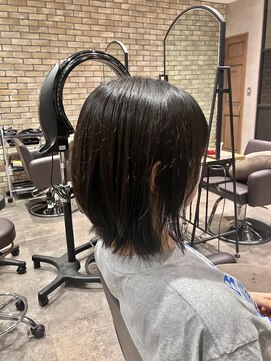 ルシェル(LeCiel) レイヤーボブ×暗めグレージュ