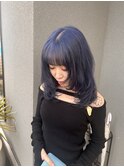 レイヤー×ブルーブラック