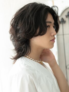 モッズヘア メン 上尾東口店(mod's hair men) ワイルドかき上げ波巻きパーマ韓国ヘアH上尾