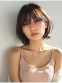 髪質改善　脱白髪染め　ボブ　市川