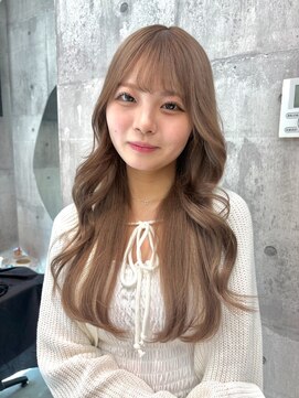ワンズミラー 海老名店(ONE's MIRROR) ミルクティーベージュ/巻き髪