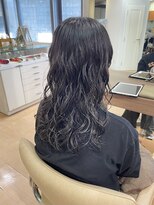 アウラ(AURA)&nbsp;レイヤーパーマウェーブパーマコテ巻き風パーマ