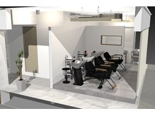 イストワール(Histoire)の雰囲気(シャンプー台もゆったり♪)