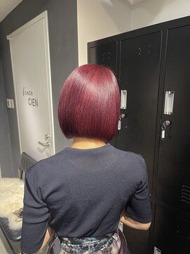 ソワンドゥブレスシエン 堀江店(soin de brace CIEN) 韓国風bob×Lavender pink