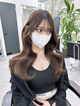 キティー サカエ(kiti SAKAE) グレージュ/レイヤーカット/ハッシュカット/オリーブベージュ/栄