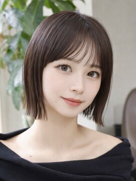 オーラ オモテサンドウ(Aura omotesando) ナチュラルくびれシースルー外はねボブ