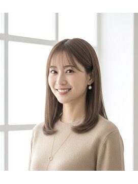 ヘアートゥリース 武蔵小杉店(hair trees) セミロング ココアブラウン 武蔵小杉トゥリース