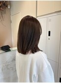 ナチュラルレイヤー×アッシュブラウン