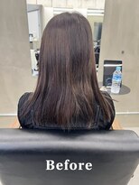 ミンツ(MINTS)&nbsp;Before.バージンレミーエクステ【Mints/髪質改善/大阪/堀江】