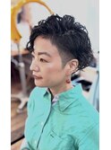 クールでスタイリング楽 &nbsp;ツーブロックパーマ