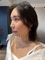 アカラ アネックス(acala annex)&nbsp;ロングバング切りっぱなしボブ【イルミナカラー/髪質改善】
