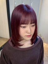 フラム 渋谷(flamme)&nbsp;◯【ブリーチ１回】ボルドーカラー