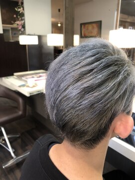 エノモト(ENOMOTO) 韓国風シルバーアッシュ×ホワイトアッシュ爽やかメンズショート