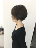 オリーブアッシュボブショート