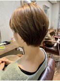 大人可愛いショートボブ