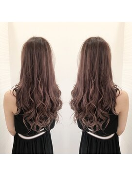 デザイン フォー ヘアー グランツ プロデュース バイ ヒス(Design for hair GRAnt'z) ピンクベージュ