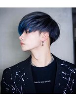 シン(syn) ハイトーンマッシュ ブルー