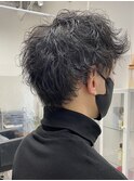 天然パーマのお客様にソフトツイストパーマでイメチェンスタイル