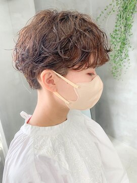 テトヘアー(teto hair) マッシュショート、ニュアンスパーマ、ゆるいパーマ