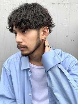 バイフィフス 原宿/表参道(by fifth) 波巻きツイストスパイラルパーマツーブロック刈り上げ