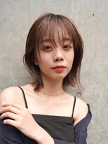 ニコ トウキョウ(nico TOKYO) ミディアムレイヤーカットボブウルフ/10代20代/インナーカラー
