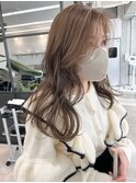 【大名店 江藤】ブリーチなしのダブルカラー ブラウンベージュ