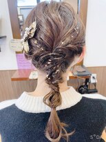 ヘアアンドスパ アイリス hair&spa Iris 南鳩ヶ谷1分☆30代からの本格サロン】ヘアアレンジ