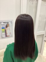 ビーズカラーイオン 酒田南店&nbsp;冬でも艶髪に 暗めナチュラルブラウン6/2月