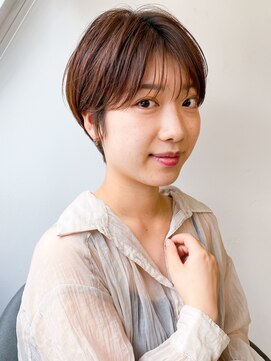 ソア 渋谷(soar) 30代40代50代ハンサムショートパーマ/ボブルフ/ショコラベージュ