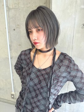 ロンドローズ 名古屋(Lond damaskRose) 学割 ブリーチなしダブルカラー ブリーチ 髪質改善 ボブ ＊388