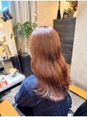 【KATSUYA】ピンクブラウン×セミロング
