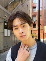 ガーデン 銀座(GARDEN)&nbsp;艶センターパートニュアンスパーマカルマパーマダークアッシュ