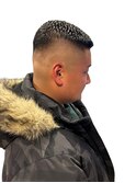 メンズベリーショートアイロンパーマフェード濡れパンワイルド