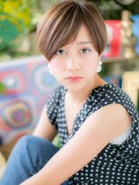 カバーヘア ブリス 戸田公園西口店(COVER HAIR bliss) フレンチガーリー丸みショート斜めバングh3戸田公園20代30代40代