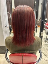 ポリッシュヘアーメイク 金町店(POLISH hair make)&nbsp;チェリーレッドカラー