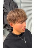 波巻きパーマ/メンズパーマ/波巻きスパイラル/ツイスパ