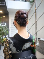 卒業式ヘアセットカチモリヘア