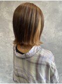 インナーカラー×抜きっぱなし