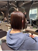 360度どの角度から見ても綺麗なパツっとボブ♪